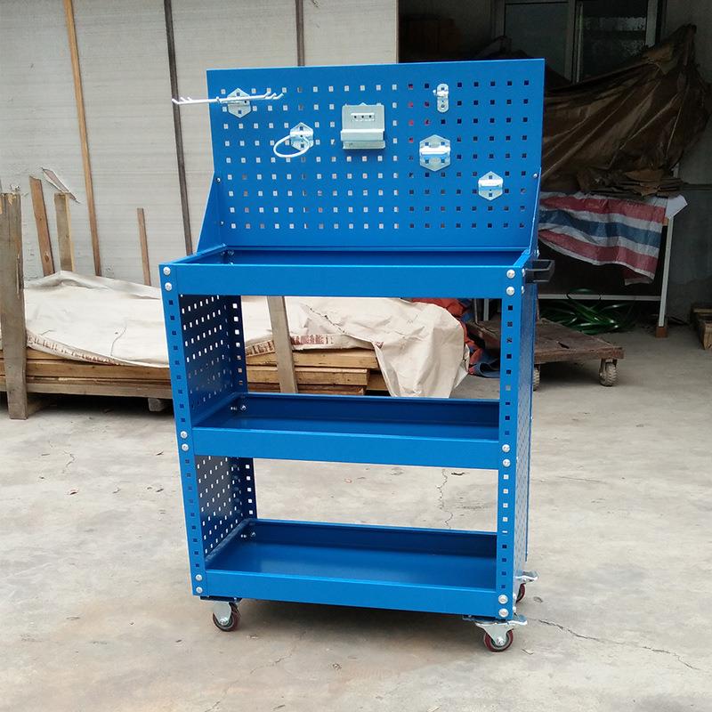 移动工具小车三层开放式工具车汽修工具车搬运车维修手推车劳动车