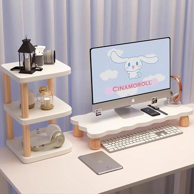 台式电脑增高架桌面置物架显示器屏幕支架底座办公室笔记本收纳架