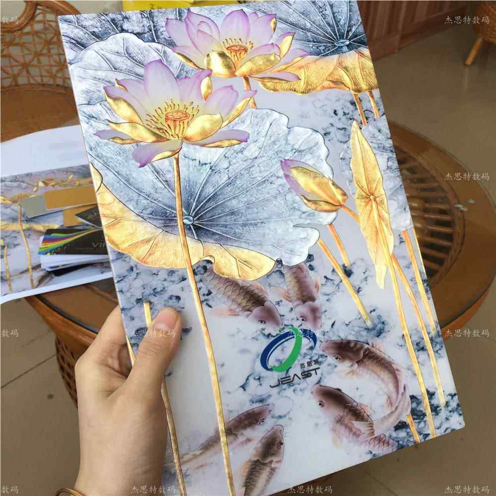 小v型6090UV平板打印机 手机印壳PVC卡片木板帆6090亚布画克力u花