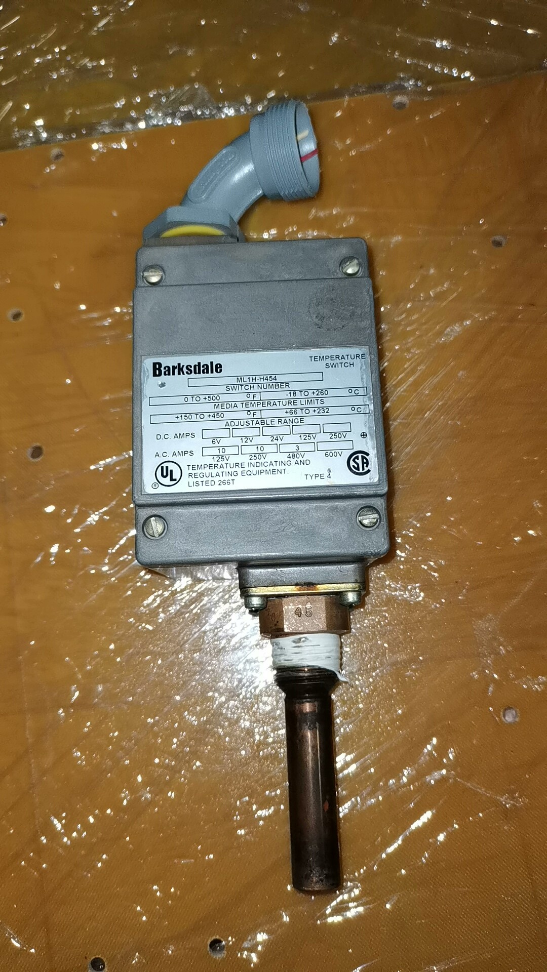 巴士德ML1H-H454 压力传感器一个，二手拆机货，功能包