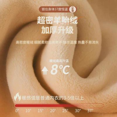 德国保暖内衣男士2024新款抗寒加厚款加绒冬季巨厚秋衣秋裤套装