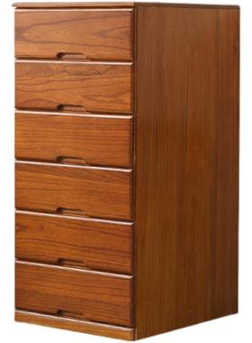 KE3C实木家用加深60cm储物柜抽屉式收纳柜小斗柜夹缝