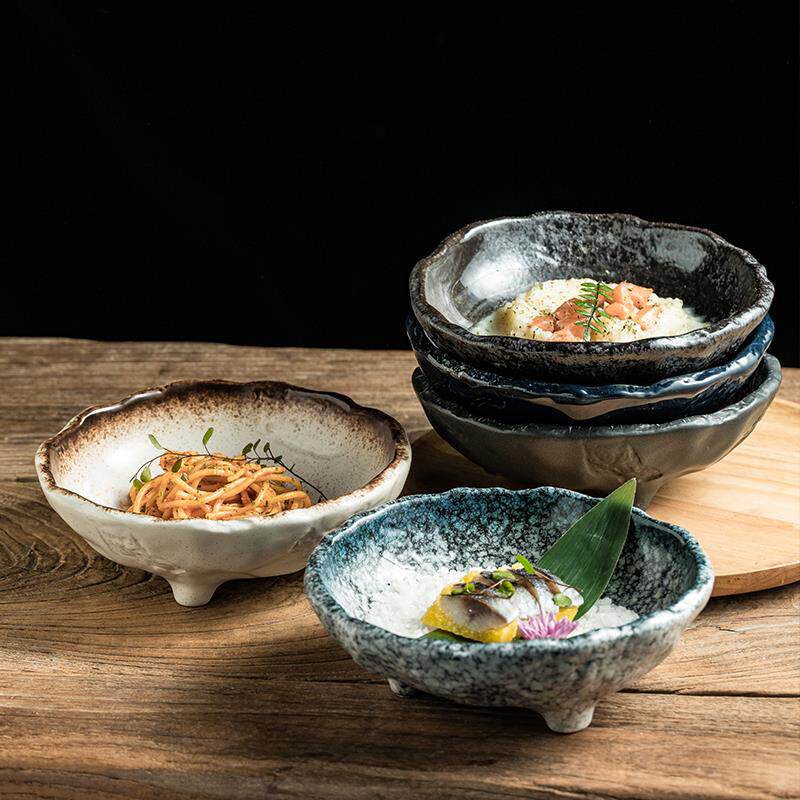 日式家用异形碗盘餐厅特色陶瓷碗刺身碗甜品碗炒饭碗菜碗创意碗盘