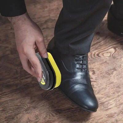 Shoe Shine Sponge Double-Sided Leather Shoes Shine Brush