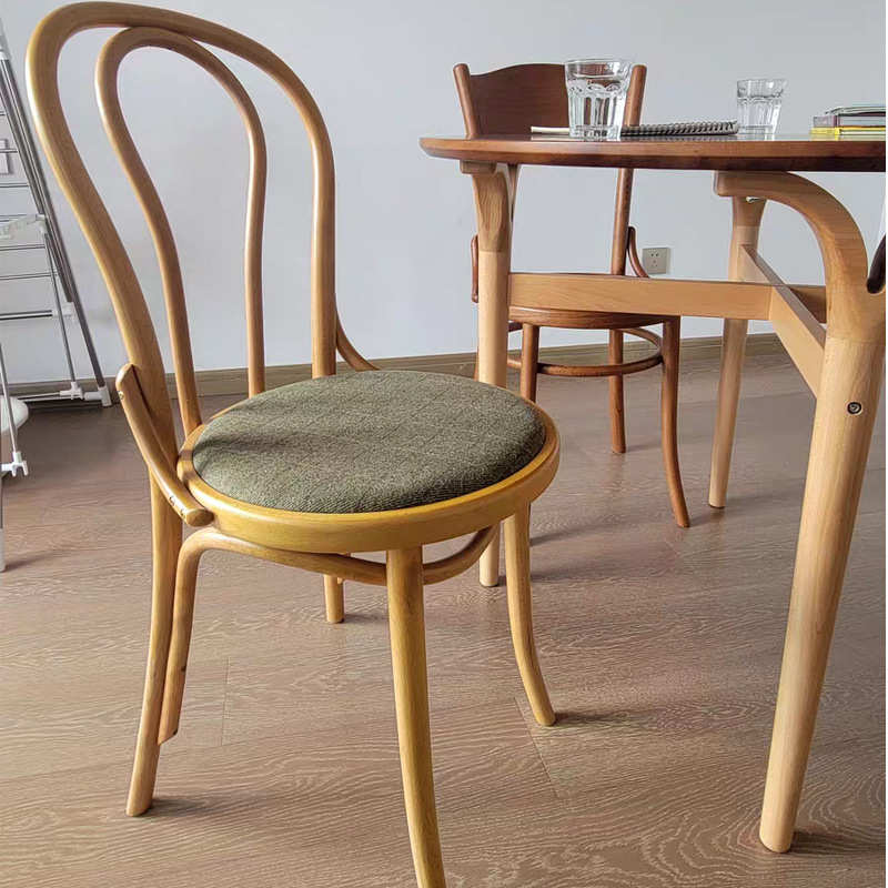 咖啡餐桌椅椅子高级包化妆风藤编餐厅实木欧式软餐椅椅法式靠背椅