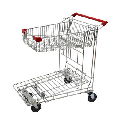 小理货车HM-LHC双层可折超市库手推仓车理货型叠车