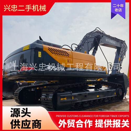 Used 现305LC-9T挖掘机机，市政管道沟槽开挖回填施工