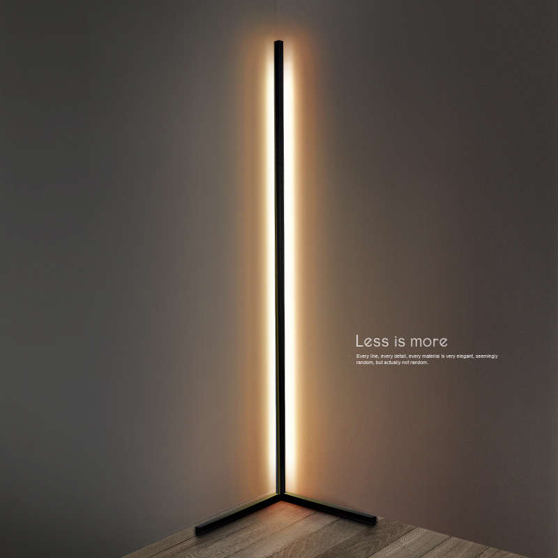 【厂家外贸】现代LED落地灯客厅氛围灯卧室床头台灯立式地灯