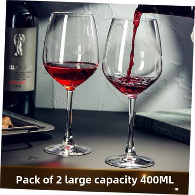 Crystal red wine glass set elegant wine glasses Goblet红酒杯