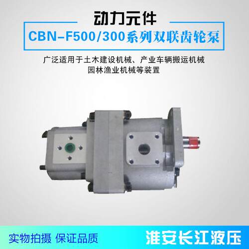 CBN-F500/300系列双联齿轮泵高效液压齿轮油泵厂家直发淮安长江液