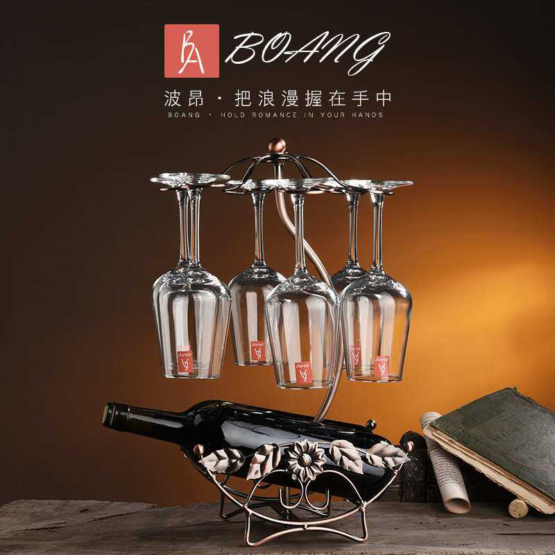 红酒杯架倒挂家用装饰摆件高脚杯悬挂红酒柜展示架创意红酒架亿恒,餐饮具,酒架,淘宝优惠券,粉丝福利购,淘宝优惠卷