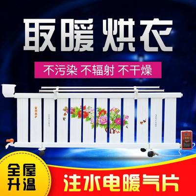 电暖气片家用注水插电加水电暖器节能水电水暖取暖器加水电暖气片