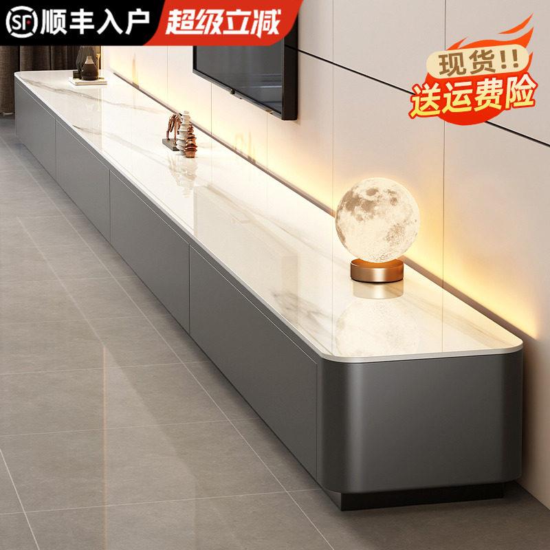 现代轻奢电视柜家用小户型客厅简易落地茶几组合免安装整装发货