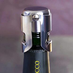 Stainless Steel Champagne Wine Bottle Stopper, Kitchen