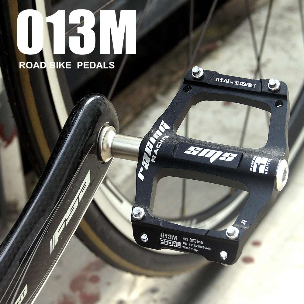 平把公路自行车脚踏板3轴承润滑脚蹬小布折叠车改装踩踏板很抓脚