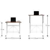 包邮 折叠电脑桌 家用升降桌简易可调节升降移动办公桌宿舍站立式