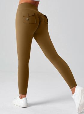 Sports workwear, fitness pants, women's running training,