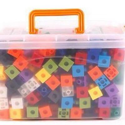 100pcs Numberblocks Multilink Linking Counting Cubes Snap