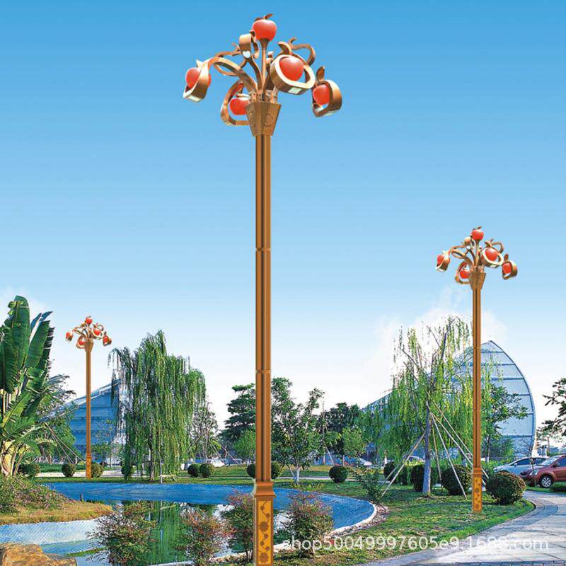 玉兰灯LED中华灯八叉九火大型景观灯市政工程小区学校道路led照明