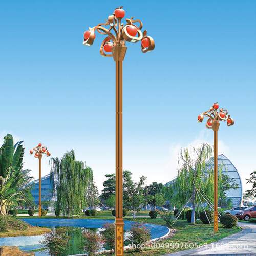 玉兰灯LED中华灯八叉九火大型景观灯市政工程小区学校道路led照明