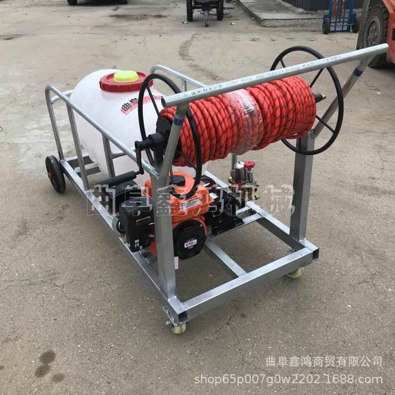 农药三轮手推喷雾车棉花防虫汽油喷雾器家用大功率高压农药机