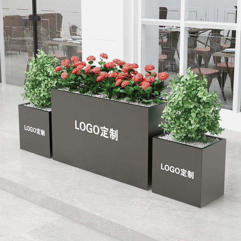 户外不锈钢铁艺花箱组合样品屋展示中心商业广场花槽花钵花坛树箱,商业/办公家具,花坛/花箱,淘宝优惠券,粉丝福利购,淘宝优惠卷
