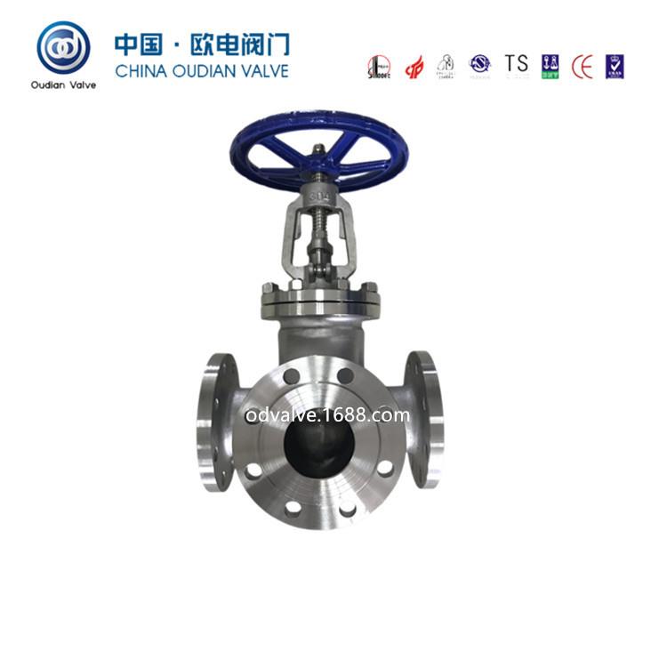 抗生素截止阀三通截止阀KJ43HF-16P不锈钢阀抗生素阀