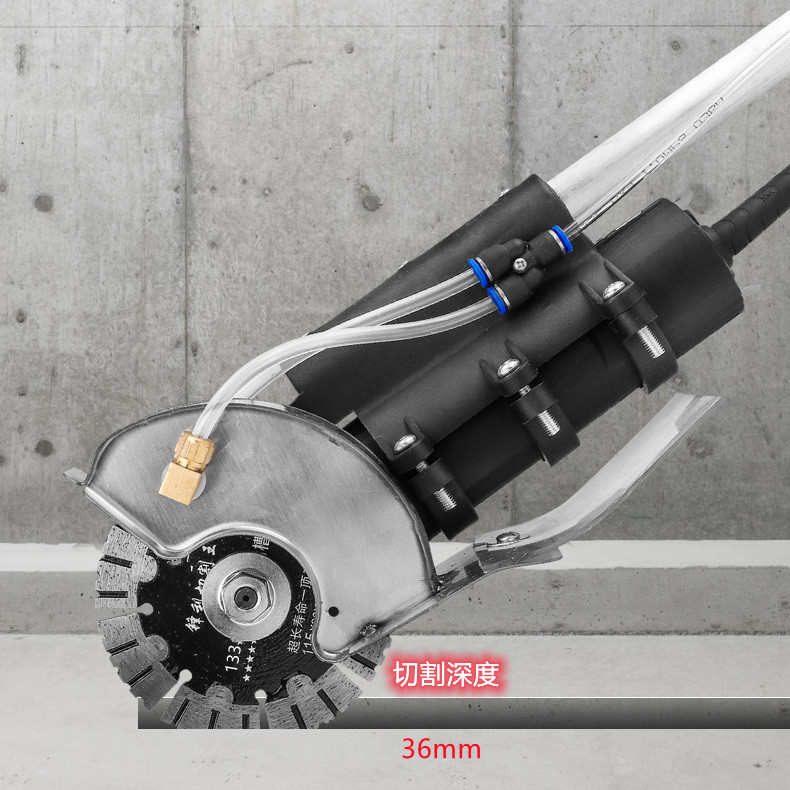 角磨机加长杆改开槽机延长杆长臂无尘开槽水电安装单片切割