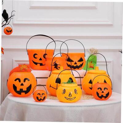 Halloween Ghost Festival Decoration Pumpkin bucket万圣节装饰