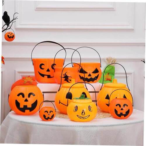 Halloween Ghost Festival Decoration Pumpkin bucket万圣节装饰