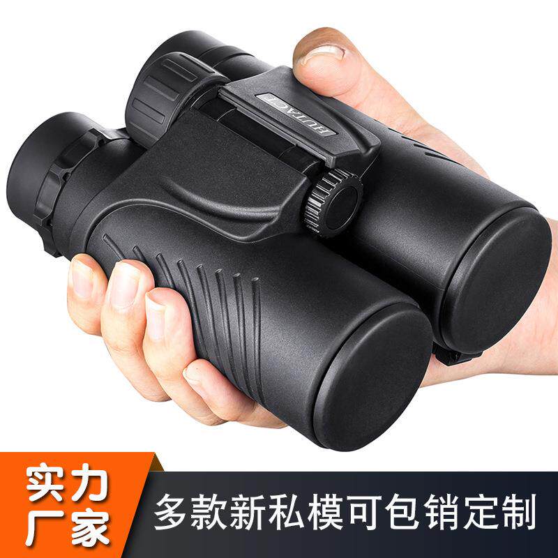 HUTACT跨境10X42高清双筒专业望远镜户外可接手机拍照望远镜现货