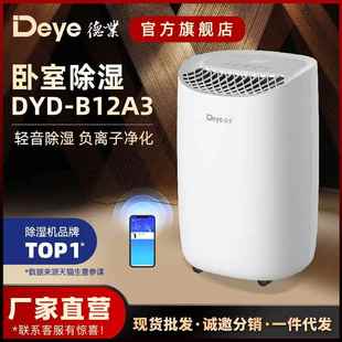 德业除湿机家用抽湿器干衣净化智能轻音干燥室内回南天吸湿B12A3