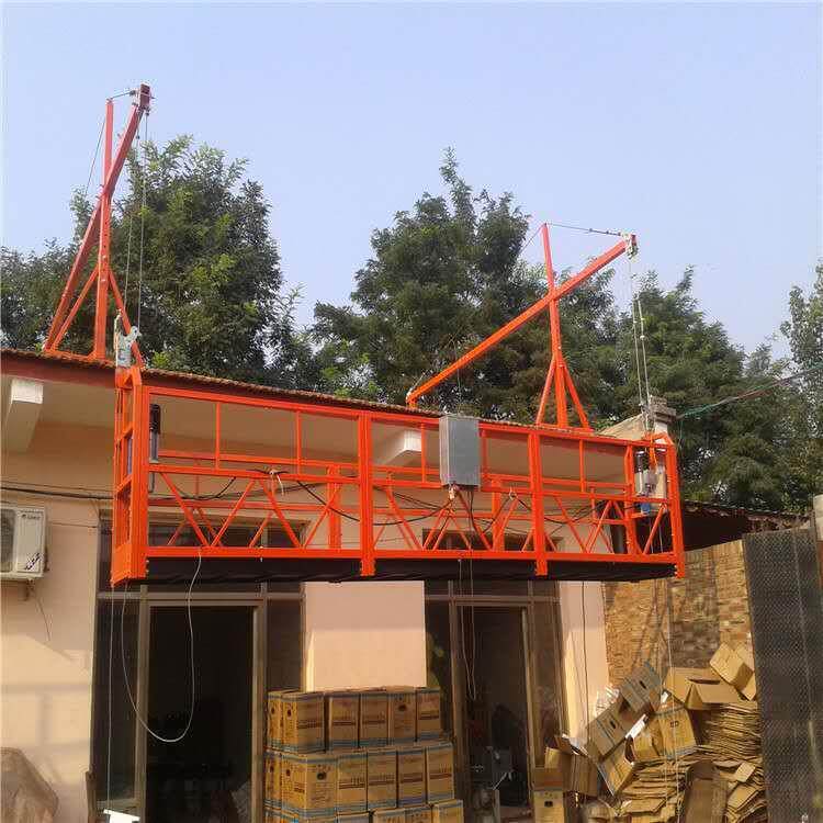 电动吊篮建筑工地外墙幕墙施工吊篮高处作业升降吊车单人220V吊篮