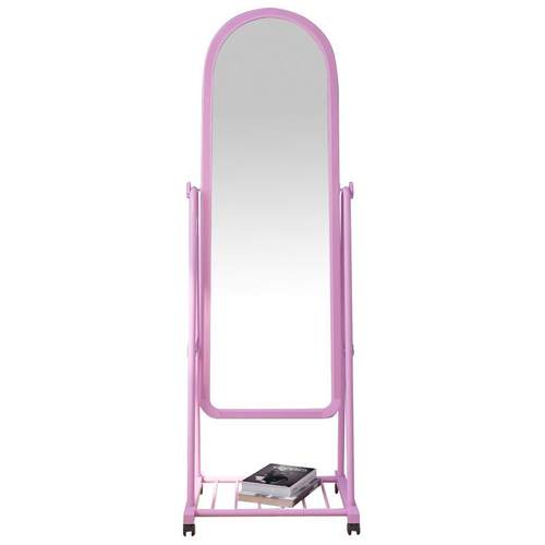 镜子全身穿衣镜网红家用落地镜可移动女生卧室化妆镜立体大试衣镜