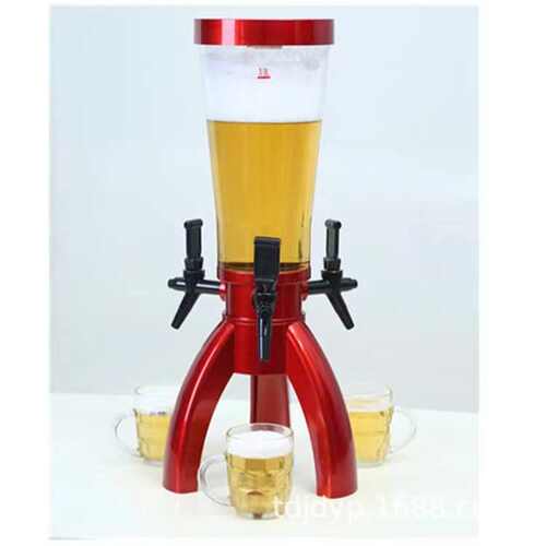 厂家直供三角三头喷漆发光酒炮酒塔酒具分酒器