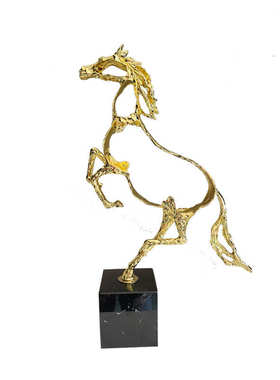 镂空书柜电视柜办公室奢轻骏马摆件摆设酒柜创意现代玄关装饰客厅