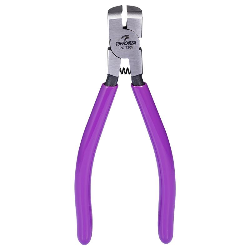 拓进伏锐P-7205口专业9C0FCV度水口钳角斜口钳斜嘴剪钳直顶切钳6