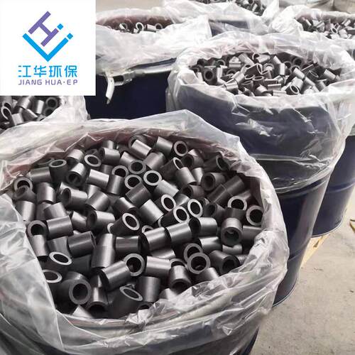 石墨拉西环25mm高碳填料散堆化工耐高温吸收塔适用耐腐蚀圆柱