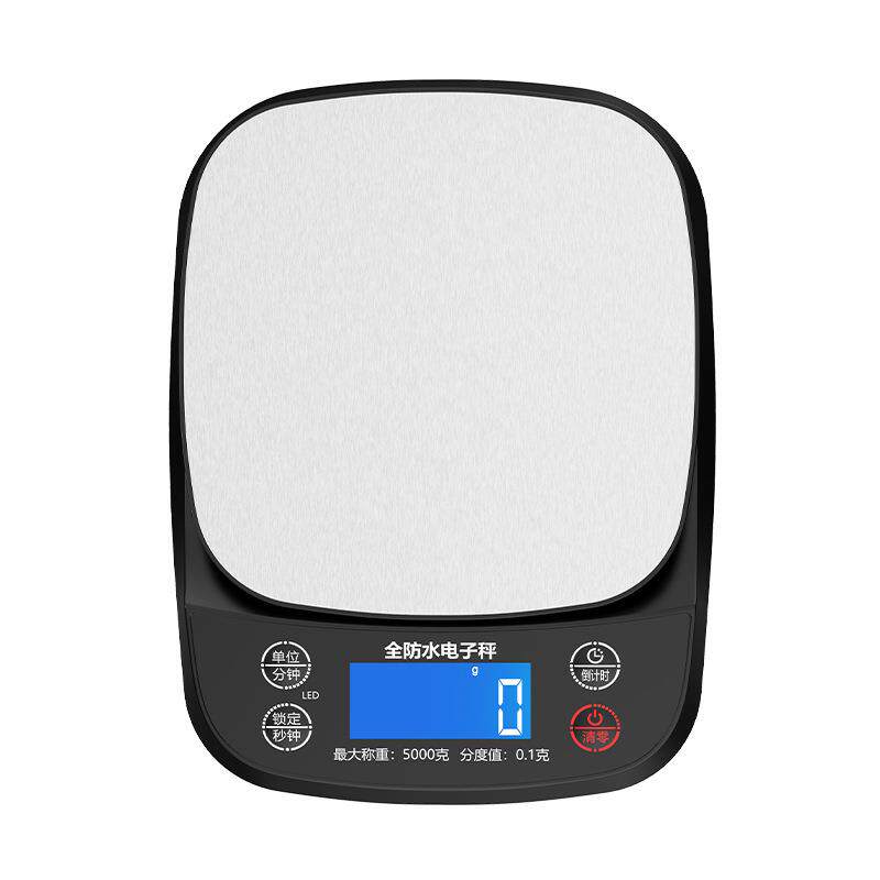 防水厨房秤电子秤家用小型烘焙食物克称高精度0.1g电池充电工具秤