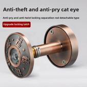 老式 家用防盗防撬防拆金属防护器防旋开 防盗门猫眼合金门镜老式