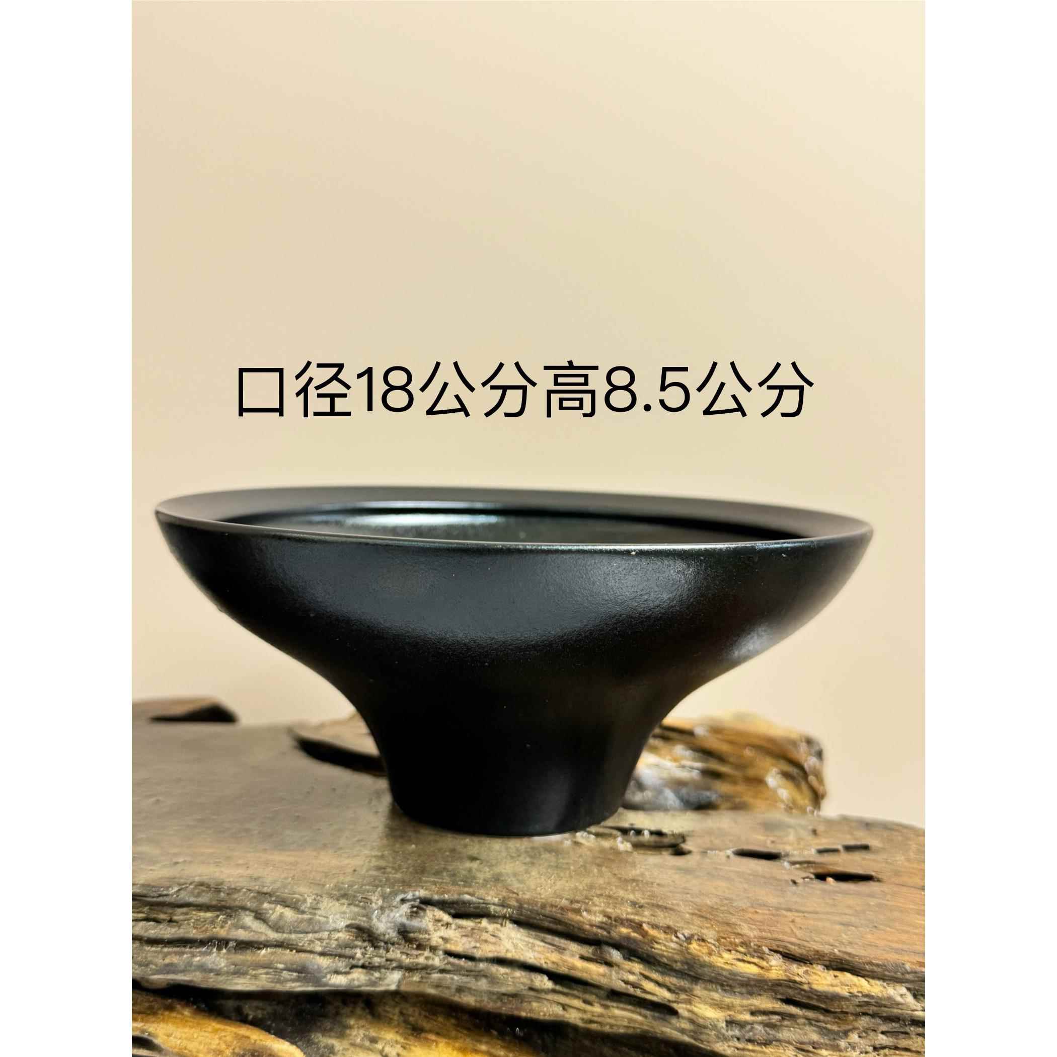 苔藓球花盆禅意简约素雅陶瓷花器专用适配多种绿植造景盆