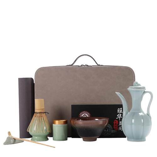 宋代点茶器套装茶盏点茶抹茶建盏百本立全套茶具茶道茶筅小套装