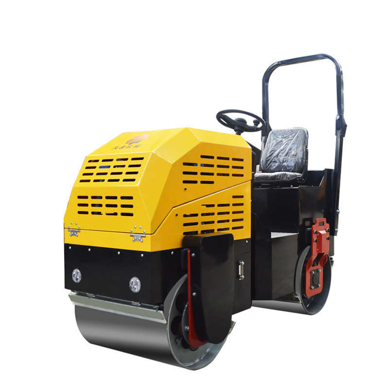 座压压路机吨3回填单双型震动土式微小型手扶1驾草坪压实机钢轮吨