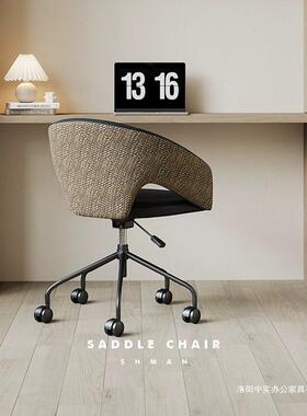 背可椅办公舒靠适久意式YRD转椅调节现代简约滑轮家坐用电脑升降