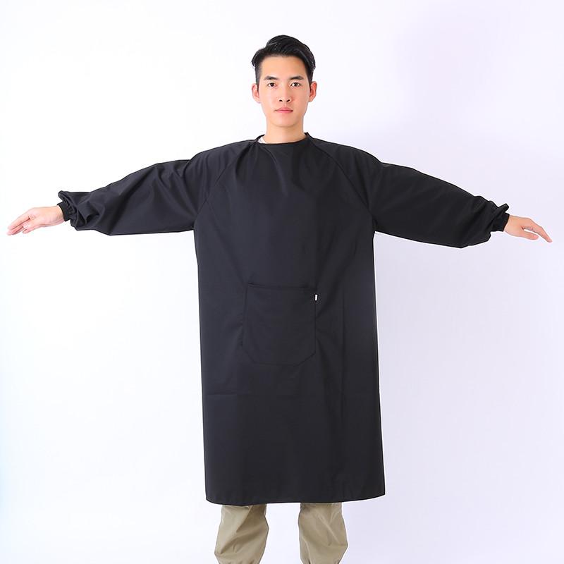 给狗洗澡的宠物店美容师专用工作服袍狗狗洗澡防水衣服带袖子围裙