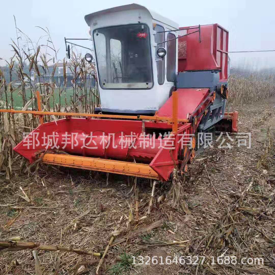 履带式青储机玉米秸秆青贮黄储机高速转盘割台收割机
