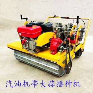 河南大蒜种植机手推电动新型自走蒜种播种机株距可调节行距18