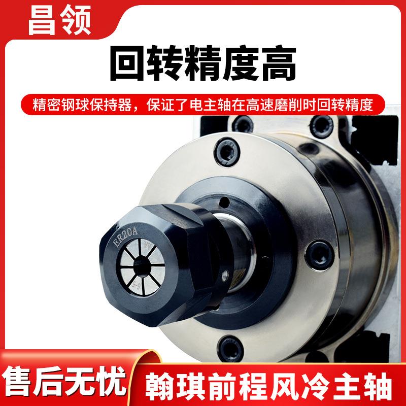 雕刻机1.5/22形/3.5/.5/6/74方形风冷.5/9KW主轴电机开料前程方风