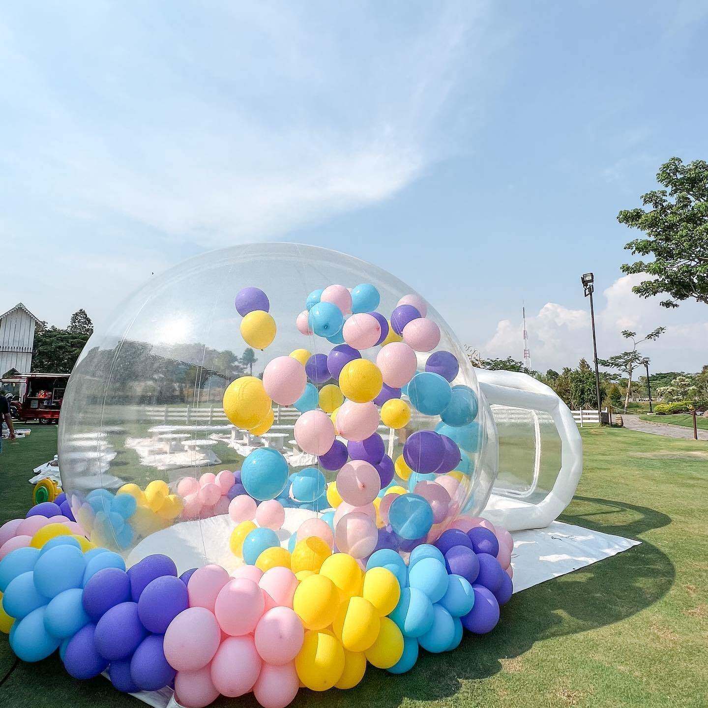 网红泡泡屋民宿户外充气星空透明帐篷酒店餐饮住宿农家乐蒙古包房