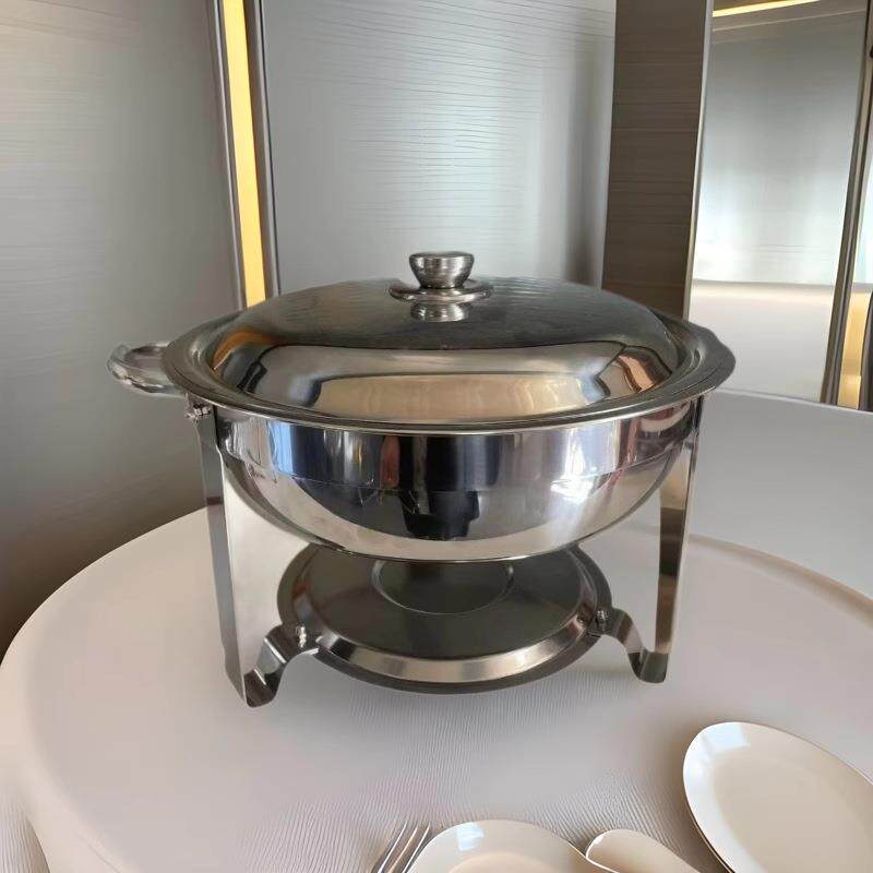 不锈钢自助餐炉圆形拆装钢盖